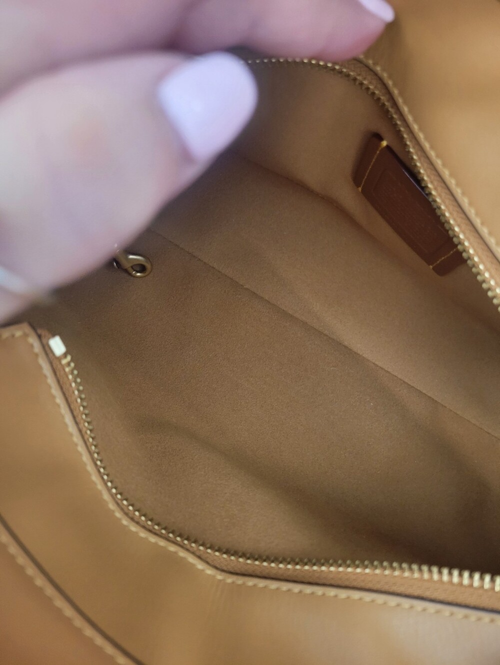 Coach Soft Empire 28 in Honey Brown - Picture 8 of 13